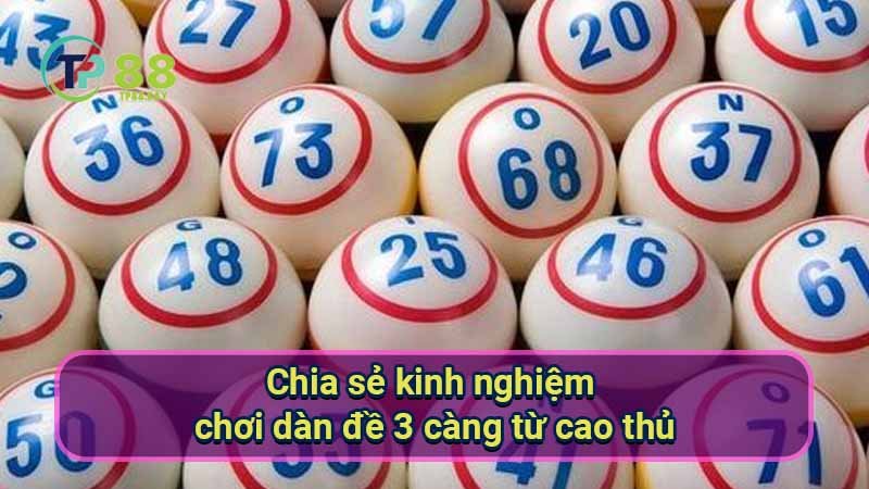 Kỹ Thuật Chơi Dàn Đề 3 Càng Hiệu Quả Nhất 7 chia-se-kinh-nghiem-choi-dan-de-3-cang-tu-cao-thu